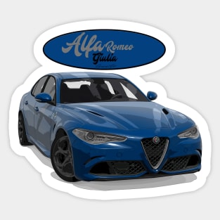 ALFA ROMEO Giulia Blue Sticker